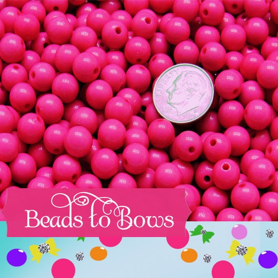 Chunky bubblegum store beads