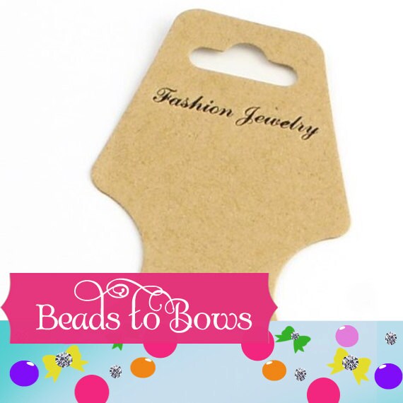 Jewelry Display Cards, Earring Displaying Cards, Craft Show Supplies, –  Beadstobows