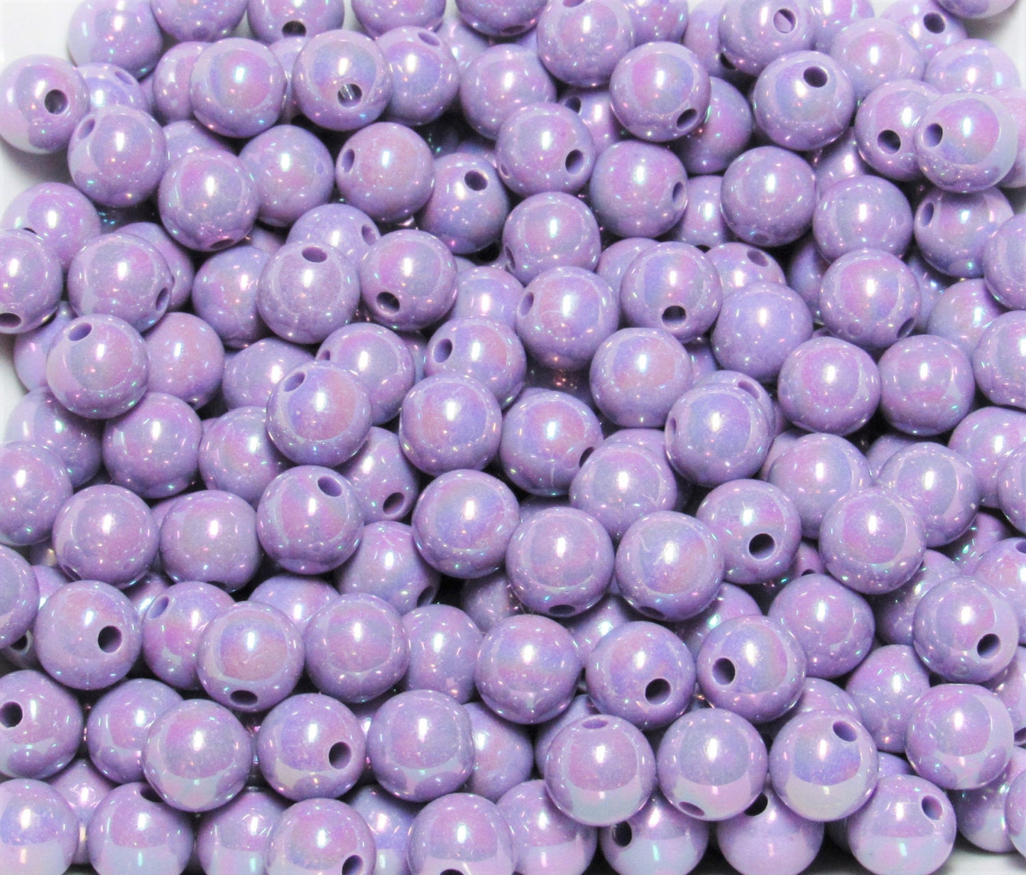 10mm Purple AB Bubblegum Beads,  Chunky Bubblegum Beads, Gumball Beads, Acrylic Beads, Fairy Kawaii Bead, Chunky Bubblegum Bead, Chunky Bead