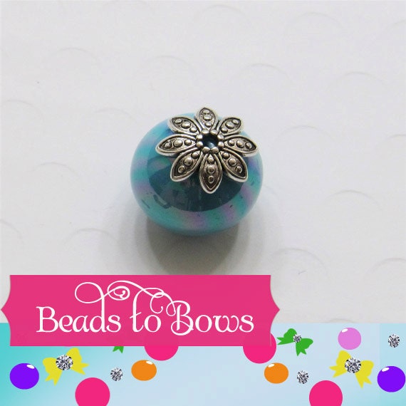 15mm Antique Silver Bead Cap, Tibetan Style Bead Cap, Flower Look Bead Cap, Beading Supply, Jewelry Supply, Also Available In Antique Gold