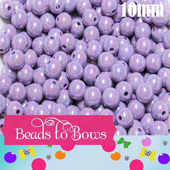 10mm Purple AB Bubblegum Beads,  Chunky Bubblegum Beads, Gumball Beads, Acrylic Beads, Fairy Kawaii Bead, Chunky Bubblegum Bead, Chunky Bead