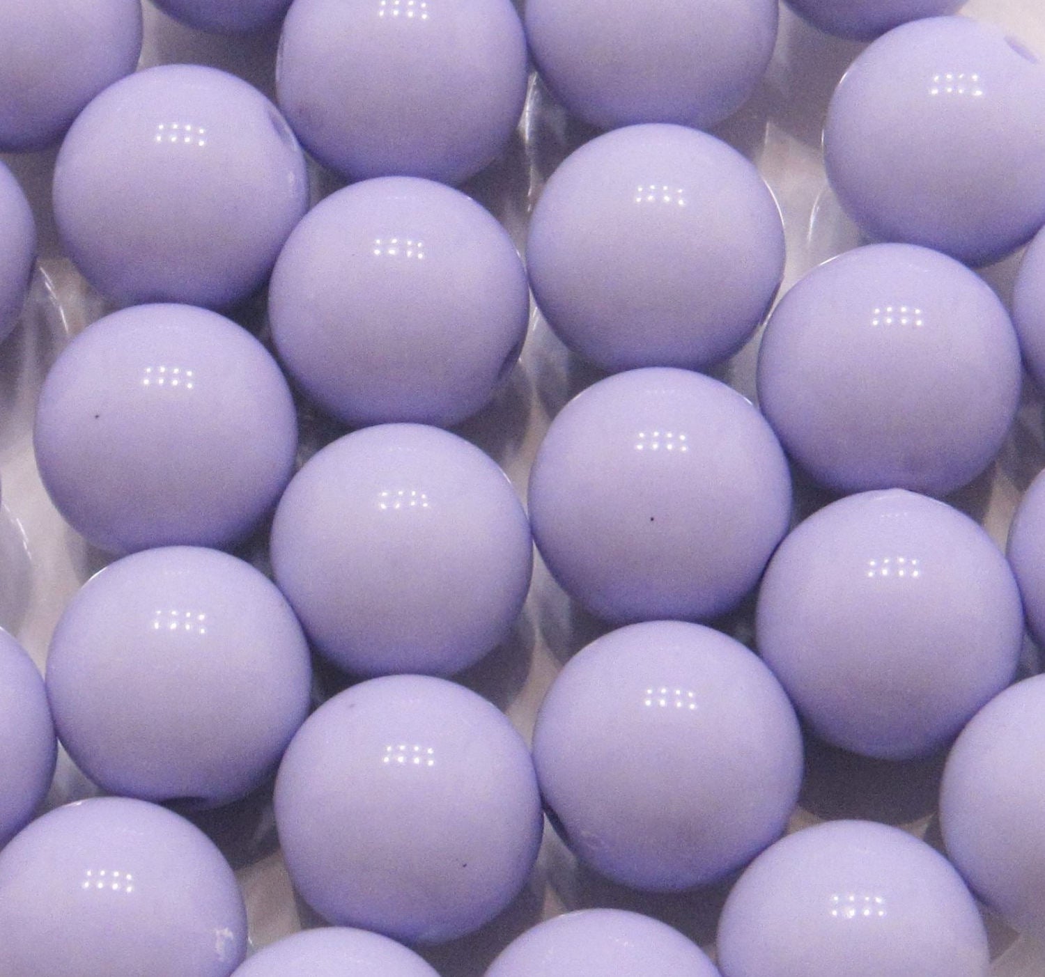 10 ct 16mm Lavender Bubblegum Beads, Chunky Bubblegum Beads, Chunky Gumball Beads, Fairy Kei, Acrylic Bead