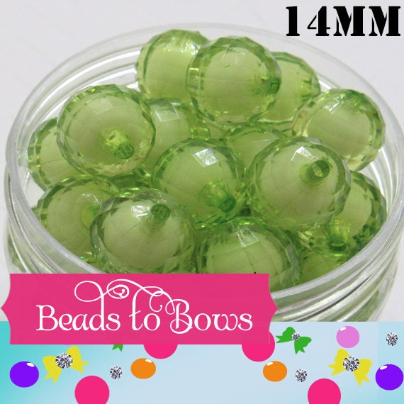 Clearance14mm Bead In A Bead, Mixed Colored Beads, Chunky Necklace Supply Bead, Gumball Beads, DIY Bubblegum Necklace Beads, DIY  Beads