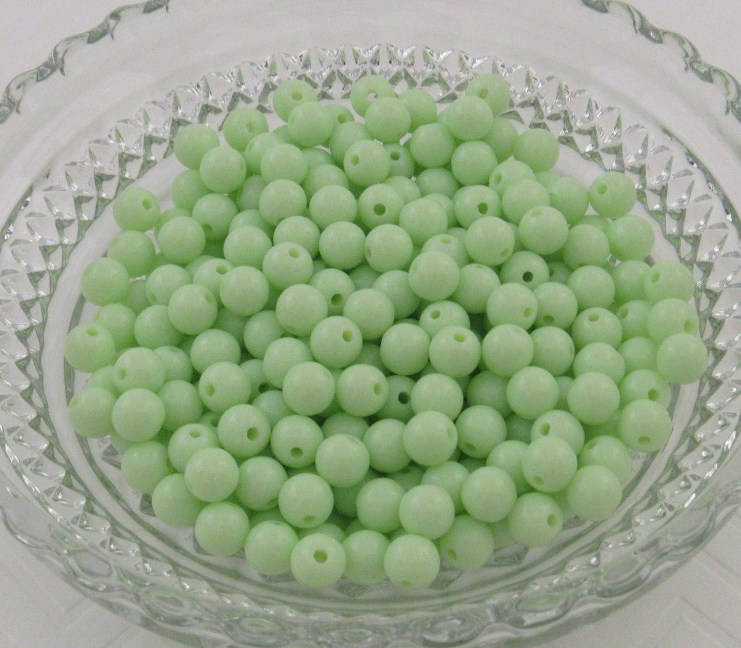 100ct 8mm Pastel Green Bubblegum Beads, Gumball Beads, Round Acrylic Beads, Acrylic Beads, Bubblegum Beads, Bubblegum Necklace Supply Beads