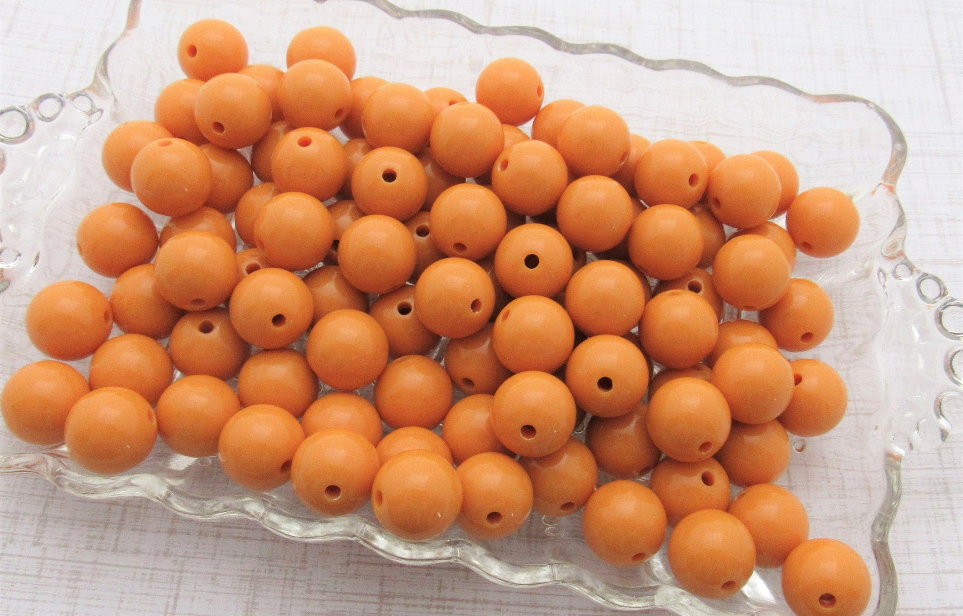 16mm Mustard Bubblegum Beads, Chunky Bubblegum Beads, Chunky Gumball Beads, Fairy Kei Beads, Chunky Necklace Supply, Round Acrylic Bead