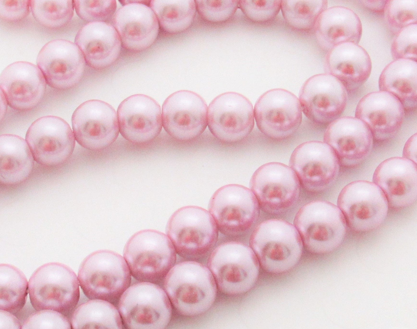 10mm Flamingo Bubblegum Pearls, Chunky Pearls, Glass Pearls, Gumball Pearls, Bubblegum Necklace Supply Bead, Jewelry Supply,  Supply