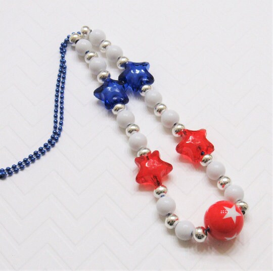 10 Star 25mm Star Bubblegum Bead, Chunky Star Bead, Bead In A Bead Supply Bead Star Bead, Transparent Bead, 4th Of July Necklace Star Bead