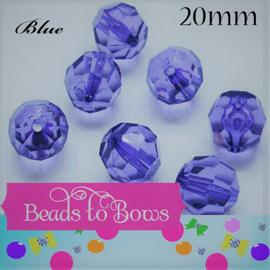 10 Beautiful Light Blue hexagon beads bubble gum beads,bubblegum bead, chunky Faceted transparent beads, chunky bead bubblegum bead