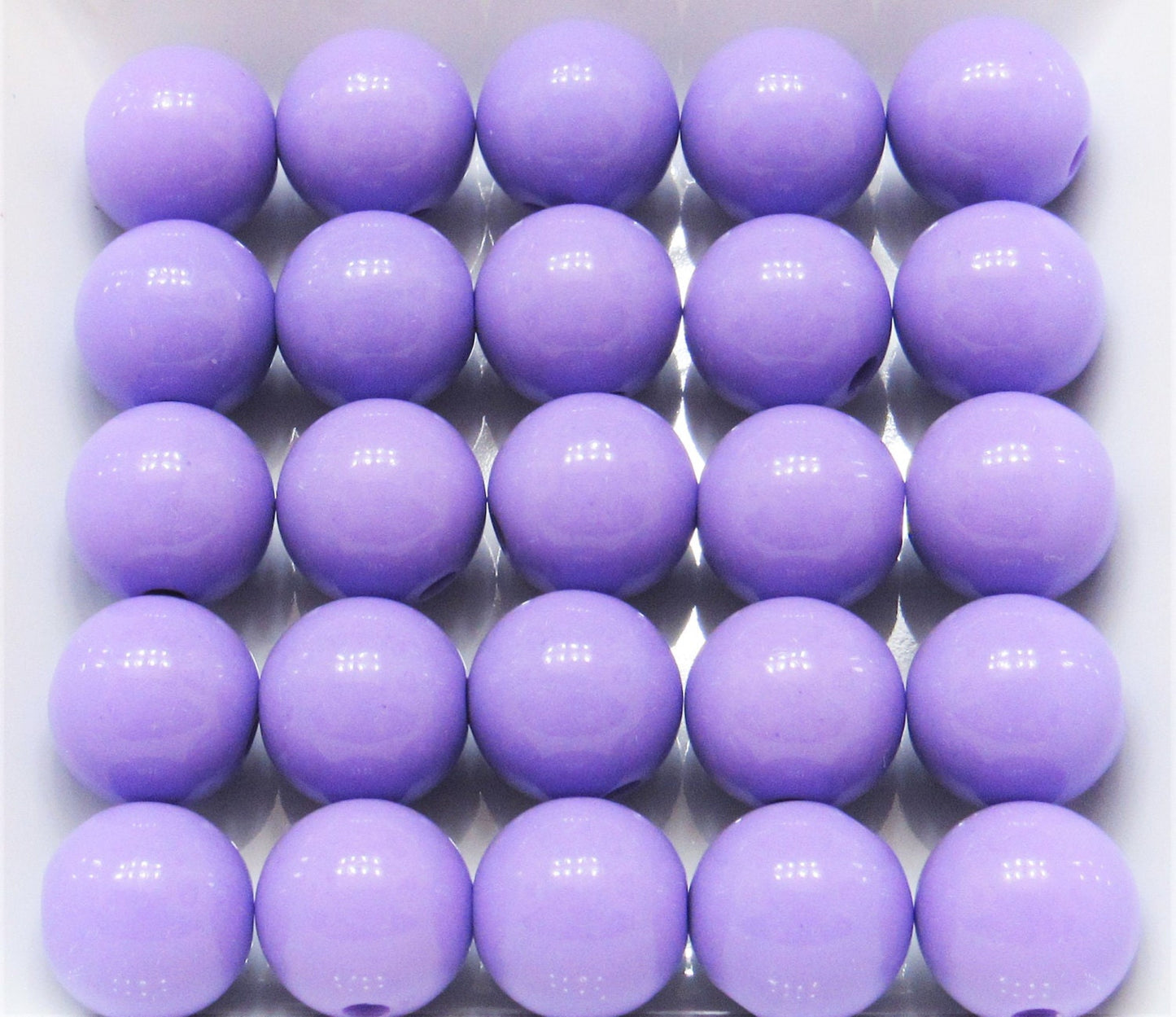 10 ct Chunky 16mm Beads Solid Purple Bubblegum Bead, Chunky Gumball Bead, Chunky Necklace Bead Supply, Acrylic Bead